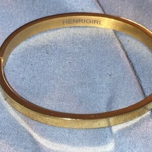 Henri Girl Gold Bangle Bracelet